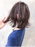 【GEEKS渋谷】ピンクグレージュ/秋カラー/伸ばしかけ/くびれヘア