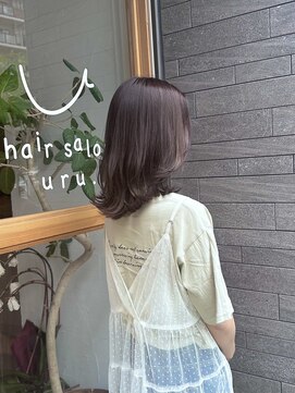 フィーユアンウル 梅田茶屋町(fille en uru.) ワンカールで仕上がる艶レイヤーカット