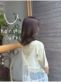 ワンカールで仕上がる艶レイヤーカット