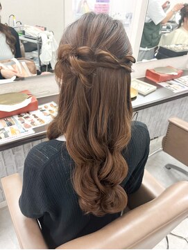 セットサロン ベル(Belle) ハーフアップ