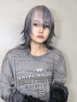 ドットハリス(.Hallis) ホワイトカラー/ウルフレイヤー/ ハイトーンカラー/ 髪質改善