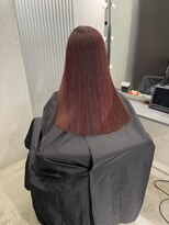 キング 高槻(K!ng)&nbsp;縮毛矯正髪質改善ハイライトレイヤーカット高槻美容室エクステ