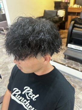 ダブ(DAB) 【ツイストスパイラル】ツイスパ メンズパーマ 波巻きパーマ