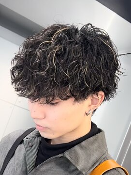 フィフスパーク(fifth PARK) メンズ緩めシャドウパーママッシュウルフ渋谷サーフカール学生