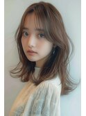 くびれヘア/ミディアム/レイヤーカット/【lana hair 新宿】