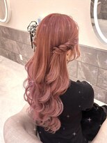 ヘア サロン クラン ソア 心斎橋店(hair salon clan soar)&nbsp;ねじりハーフツイン【クランソア】ヘアメ/ヘアセット/心斎橋