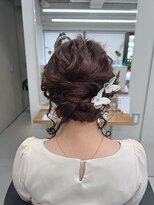 バルベストーキョーサウス(BARBES TOKYO SOUTH)&nbsp;ブライダルフォト用ヘアセット【清板】
