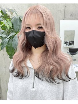 ディーエヌエー バイ エゴル(DiNA by ENGOL) ピンク×ブラックカラー/ハイトーンカラー