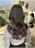 【kumu】韓国風/レイヤーカット/透明感/ロング/艶感/グレージュ