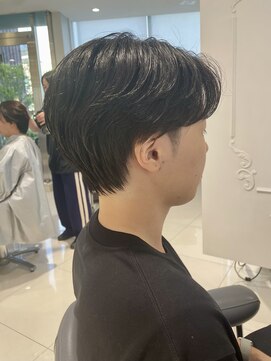 エアー 青山(AIR) メンズフェザーパーマ/毛流れパーマ