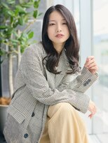 カイノ 深井本店(KAINO) 韓国Sカールで魅せる艶髪ミディ