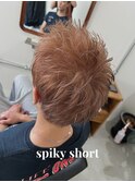 ハイトーンスパイキーショート