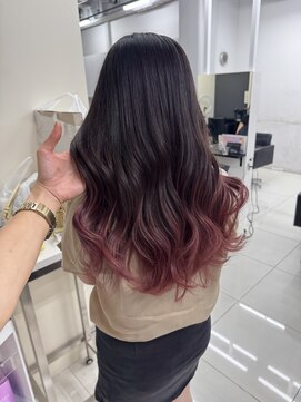 アライブ ハラジュク(ALIVE harajuku) グラデーションカラーバレイヤージュインナーカラー　ryota