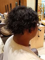 グランド ソシエ 御影店 ツーブロック×強めパーマショート