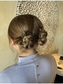 ココアベージュ　クラゲヘアー/小顔に見せるヘア/カチモリ