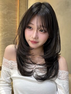 アンフィニー 仙台(ANFINI) 仙台髪質改善縮毛矯正酸性ストレートレイヤーカット韓国前髪学割