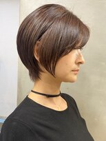 エリマバイフィフス 調布(elima by fifth) 調布イルミナカラーレイヤーボブウルフショートカットベージュ