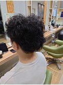 ツーブロック×ニュアンスパーマ