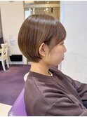 マッシュショート 丸みショート 京都美容室 進詩織