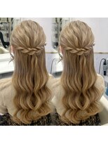 ヘアセットアリエス(aries)&nbsp;ハーフアップ