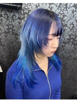 エルシャドール(EL-SHADDOLL) 寒色系デザインカラー ウルフカット