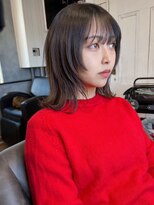 hyon myon/RISEbyREVO 綾瀬店【ヒョンミョン】&nbsp;ハッシュカット/デザインカラー/グレージュ[綾瀬駅/韓国ヘア]