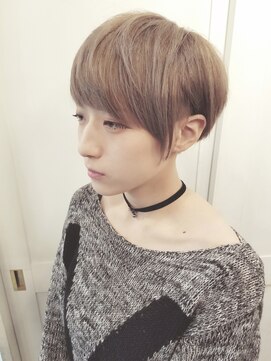 エアージェイ(airJ) ホワイティアッシュ×ショートマッシュ