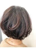 柔らかふんわりボブ