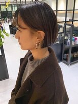 スタジオ ノル(studio noll)&nbsp;【新宿 studio noll. 佐田】ミニボブインナーカラー_200203