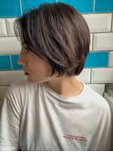 耳掛けしてもかわいい♪伸ばしかけショートボブ♪