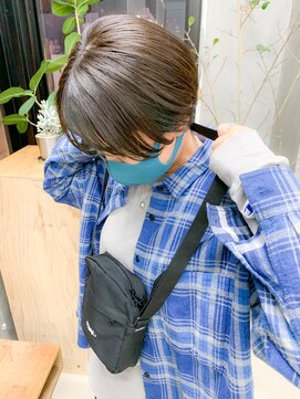 テトヘアー(teto hair) マッシュショート、スリークショート、アッシュブラウン