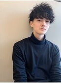 once ショートマッシュ 束感ショート スパイラルパーマ by.加藤