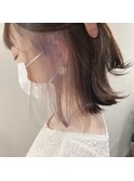 【韓国風】ポブルモカ×インナーラベンダーグレージュ