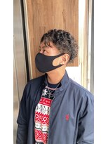 アヴァンス 天王寺店(AVANCE.)&nbsp;王道マッシュ×スパイラルパーマ×ミルクティーベージュ