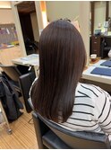 酸熱トリートメント×セミロング
