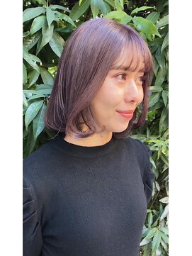 チックタック パラダイム(TICK-TOCK Paradime) 《ゲストスナップ》内巻きワンカール/ラベンダーベージュ