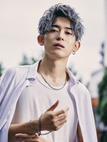 ゴールドシブヤ(GOALD SHIBUYA)&nbsp;ダブルカラーブリーチハイトーン刈り上げマッシュ束感