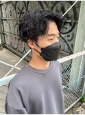 スパイラルパーマ ツイスパ ハンサムショート
