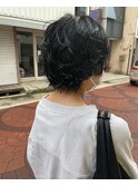 ショート/無造作パーマ