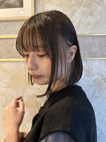 ロンド ストラーダ 心斎橋(Lond strada)&nbsp;モードヘアミディアム×美髪【髪質改善/縮毛矯正】