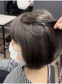 白髪ぼかし脱白髪染めハイライトカラーケアブリーチダブルカラー