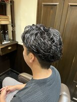 ヒロギンザバーバーショップ 神楽坂店(HIRO GINZA BARBER SHOP)&nbsp;7:3パーマスタイル