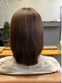 髪質改善ストレート