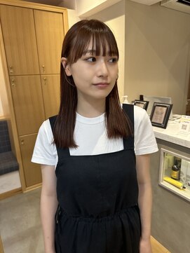 スムーク(smuk) 【smuk/スムーク】ぷつっとミディ/切りっぱなし/鎖骨ミディアム