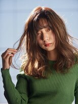 ブレンアネックスバイドット(BLEN ANNEX by.dot)&nbsp;前髪切りっぱなしボブエアリーロング美髪ピンクブラウン[町田駅]