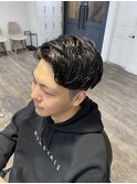 MEN'S HAIR/シチサン/オールバック/ツーブロックマッシュ