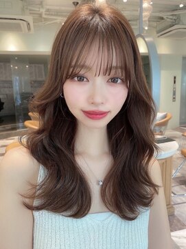 ロンドルーナ 岐阜(Lond Luna) レイヤーカット×オリーブベージュ×レイヤーカット×岐阜