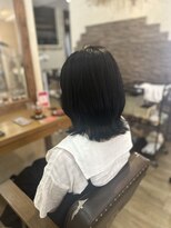 ヘア カンパニー トワ 千葉店(TOWA)&nbsp;ダークグレージュ×外はねスタイル