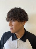 波巻きプードルパーマ