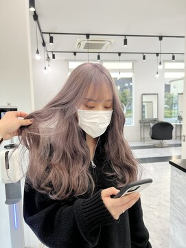 ラフヘアデザイン(Raf hair design) ホワイトパープル